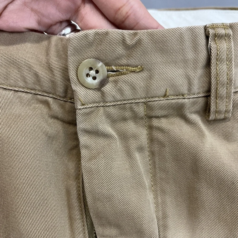 Polo Ralph Lauren Mens Classic Fit Chino Khaki Straight Leg Pants 35x30 Tan